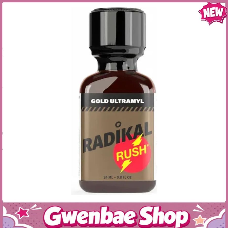 Chai Hít Tăng Khoái Cảm Kích Thích Bao Phê Popper Radikal Rush Gold Ultramyl PWD 24ml - Gwenshop Chính Hãng