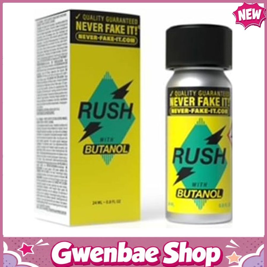 Chai Hít Tăng Khoái Cảm Kích Thích Bao Phê Popper Rush Butanol 24ml Aluminium - Gwenshop Chính Hãng