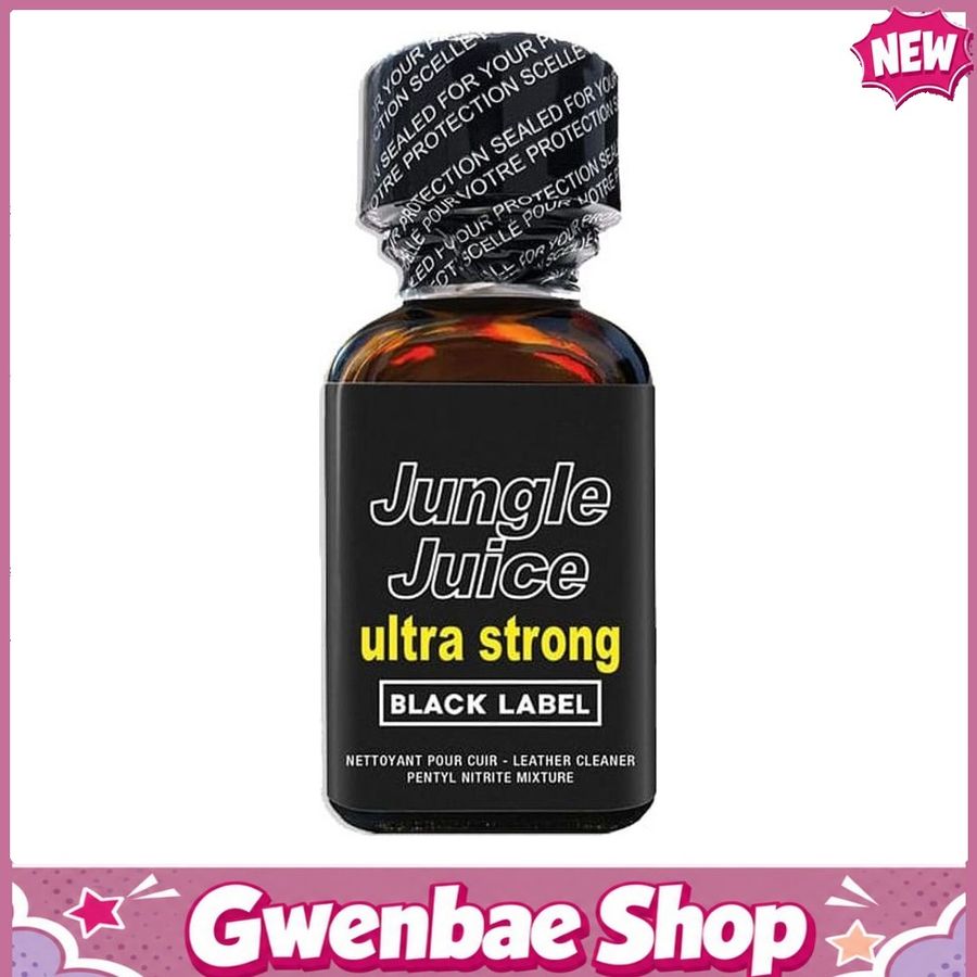 Chai Hít Tăng Khoái Cảm Kích Thích Bao Phê Popper Jungle Juice Ultra Strong Black Label 25ml - Gwenshop Chính Hãng