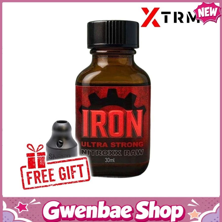 Chai Hít Tăng Khoái Cảm Kích Thích Bao Phê Popper Iron Nitroxx Raw 30ml - Gwenshop Chính Hãng