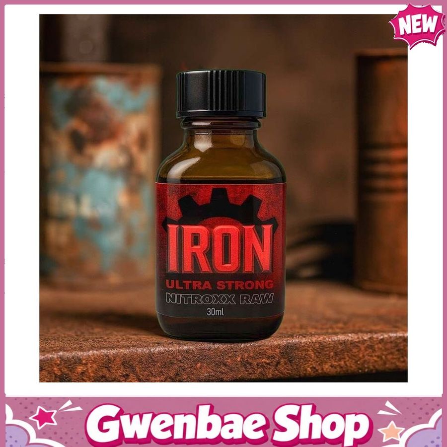 Chai Hít Cực Mạnh Lên Đỉnh Nhanh Popper Iron Nitroxx Raw 30ml - Gwenshop Chính Hãng