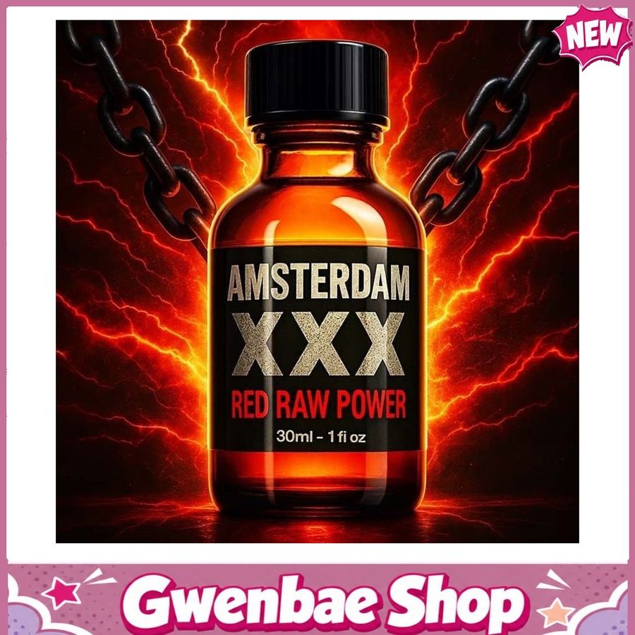 Chai Hít Cực Mạnh Lên Đỉnh Nhanh Popper Amsterdam XXX Red Raw Power 30ml - Gwenshop Chính Hãng