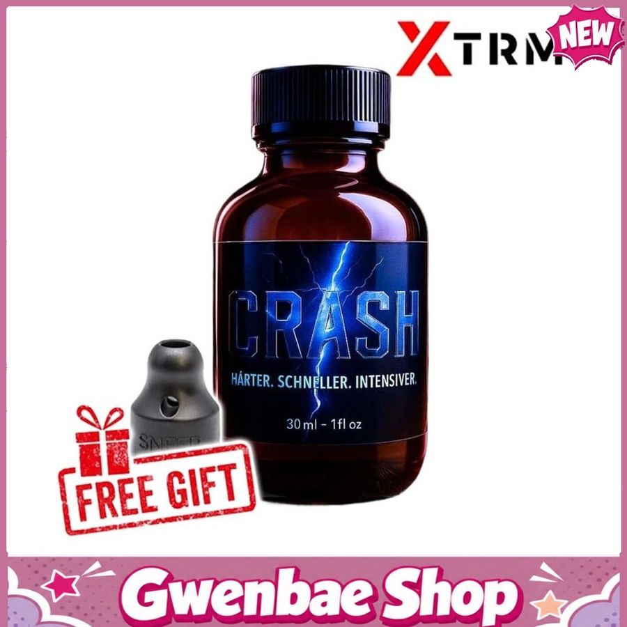 Chai Hít Tăng Khoái Cảm Kích Thích Bao Phê Popper Crash Harder, Faster & More intense 30ml - Gwenshop Chính Hãng