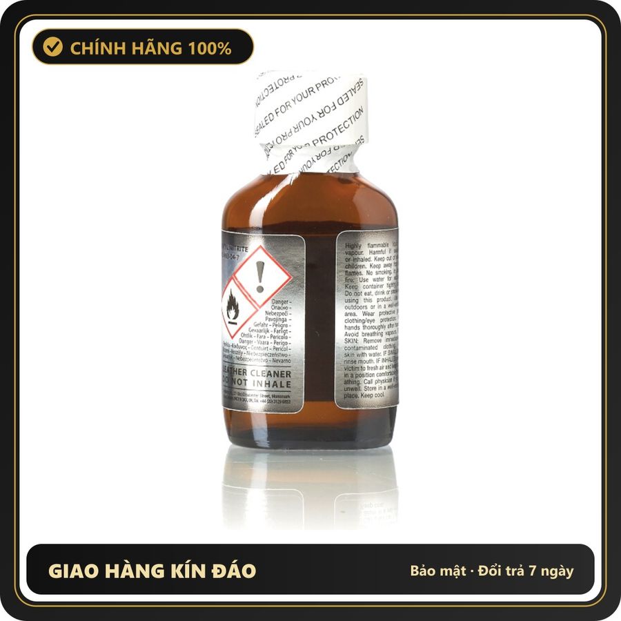 Tinh Dầu Hít Thư Giãn Dành Cho Người Lớn Man of Steel Poppers 25ml - Snapshop Chính Hãng