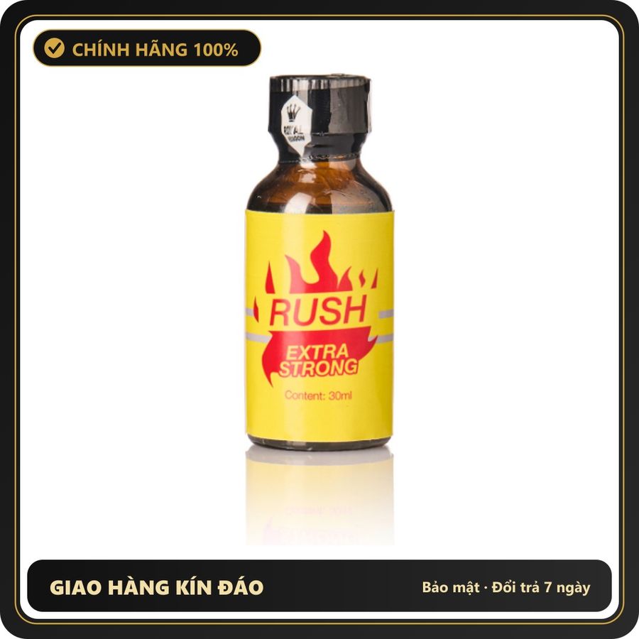 Popper Chính Hãng Tăng Cảm Xúc Cho Cuộc Yêu Rush Extra Strong 30ml Poppers - Snapshop Chính Hãng