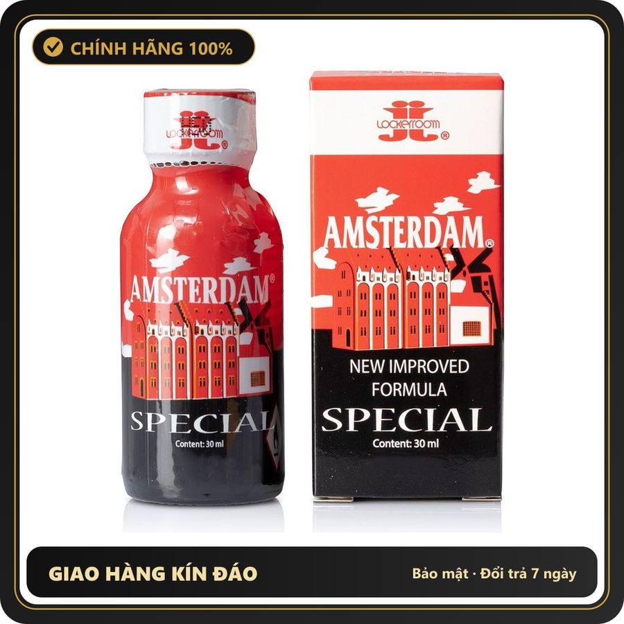 Popper Chính Hãng Tăng Cảm Xúc Cho Cuộc Yêu Amsterdam Special 30ml Poppers - the real Amsterdam 30ml - Snapshop Chính Hãng