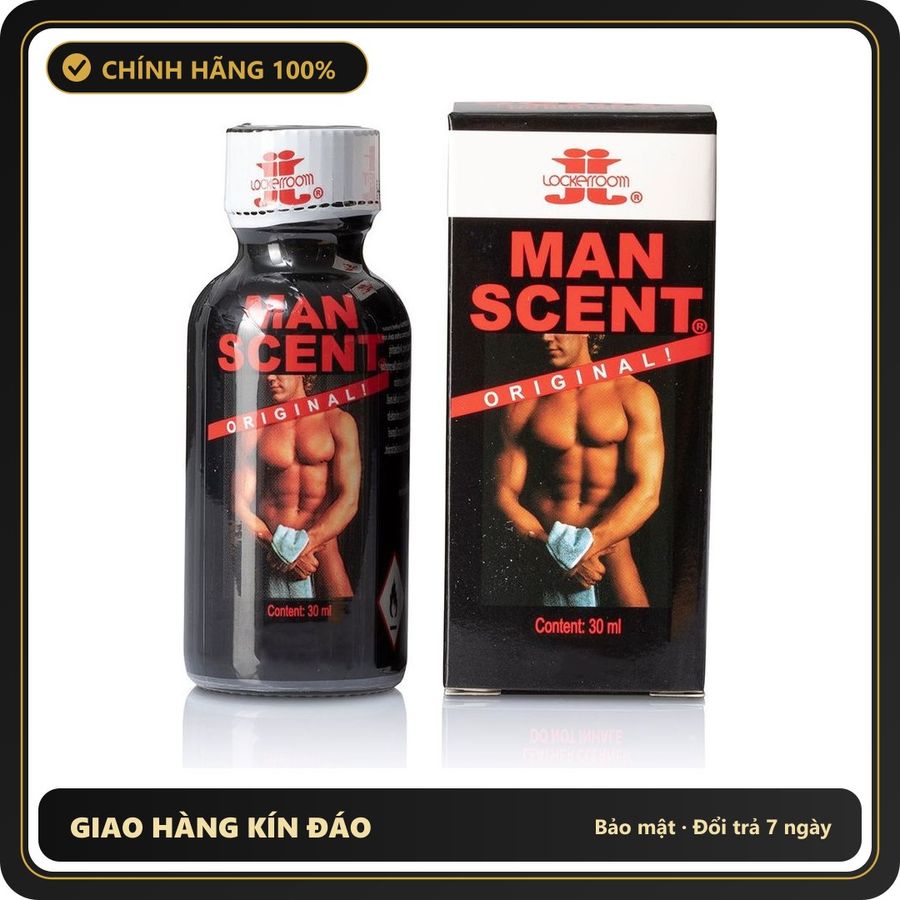 Popper Chính Hãng Tăng Cảm Xúc Cho Cuộc Yêu Man Scent Poppers 30ml - Snapshop Chính Hãng
