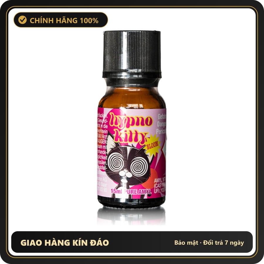 Popper Chính Hãng Tăng Cảm Xúc Cho Cuộc Yêu Hypnokitty Bloom Poppers 15ml - Snapshop Chính Hãng