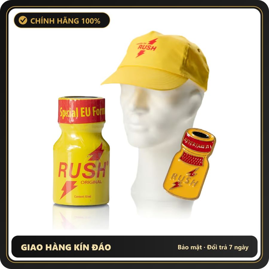 Popper Chính Hãng Tăng Cảm Xúc Cho Cuộc Yêu Popper Mister Rush Combo - Snapshop Chính Hãng