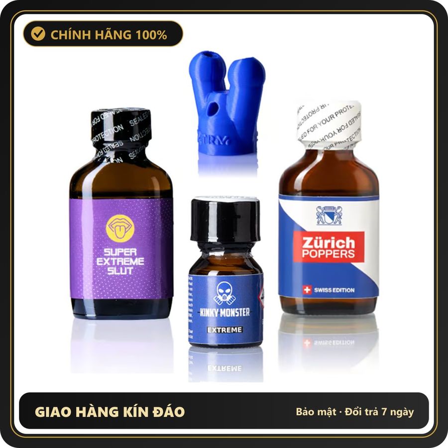 Popper Chính Hãng Tăng Cảm Xúc Cho Cuộc Yêu DadsPopperPig Poppers Combo - Snapshop Chính Hãng
