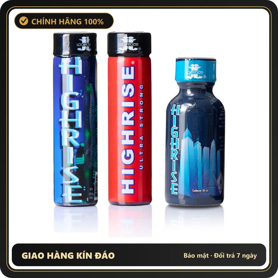 Popper Chính Hãng Tăng Cảm Xúc Cho Cuộc Yêu Highrise Original Poppers Combo - Snapshop Chính Hãng