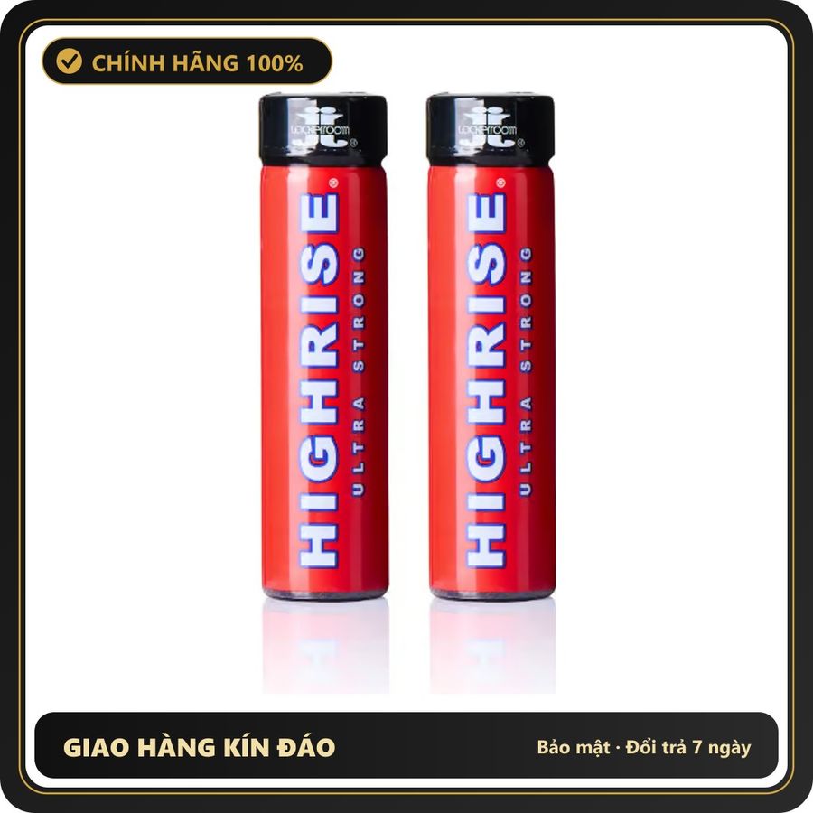 Popper Chính Hãng Tăng Cảm Xúc Cho Cuộc Yêu Highrise Ultra Strong Original Poppers Combo - Snapshop Chính Hãng