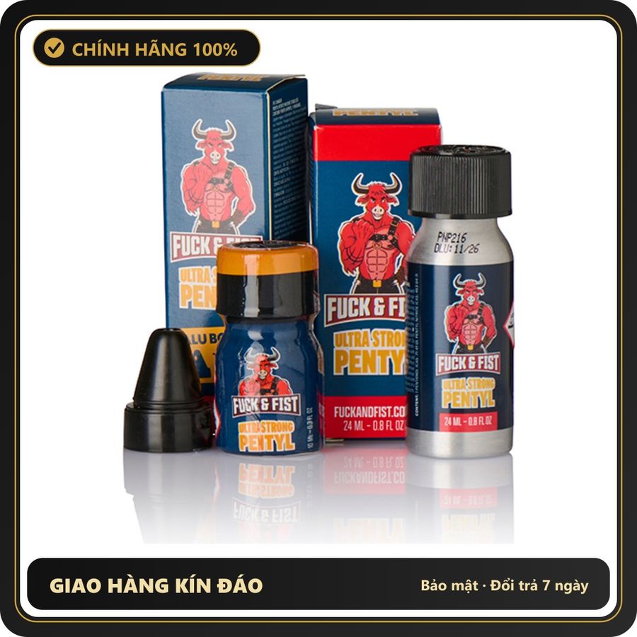 Popper Chính Hãng Tăng Cảm Xúc Cho Cuộc Yêu DOUBLE FIST Fuck & Fist Poppers Combo - Snapshop Chính Hãng