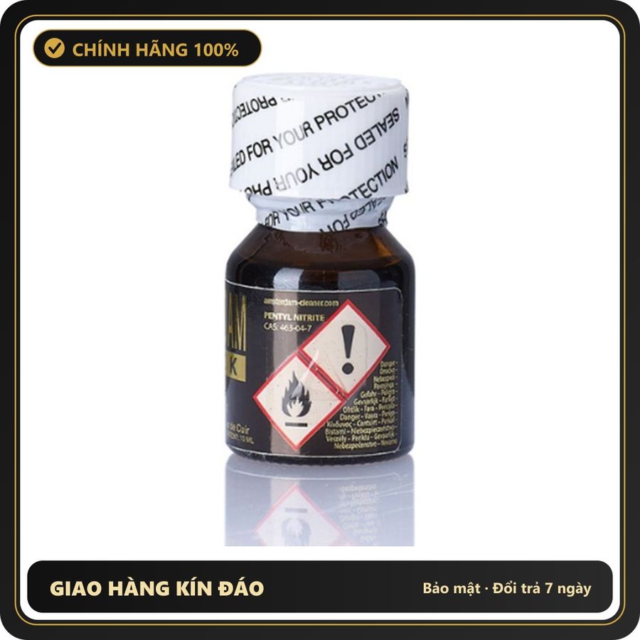 Tinh Dầu Hít Thư Giãn Dành Cho Người Lớn Amsterdam Black Extra Strong Poppers 10ml - Snapshop Chính Hãng