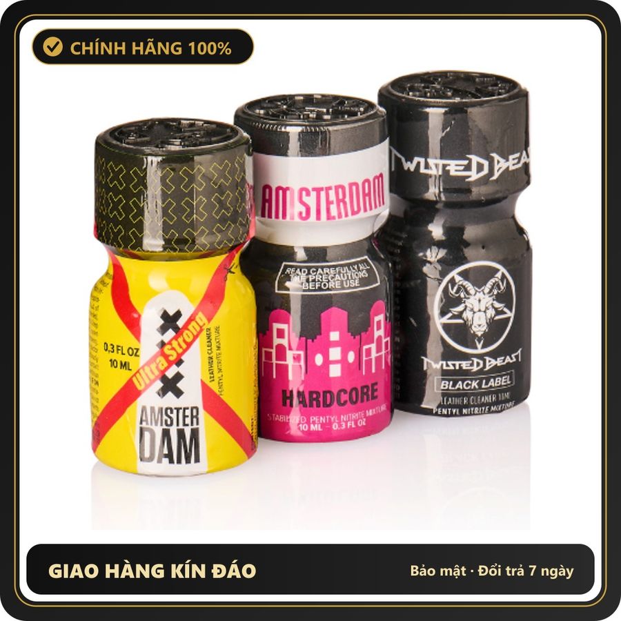 Popper Chính Hãng Tăng Cảm Xúc Cho Cuộc Yêu Delirium Poppers Combo - Snapshop Chính Hãng
