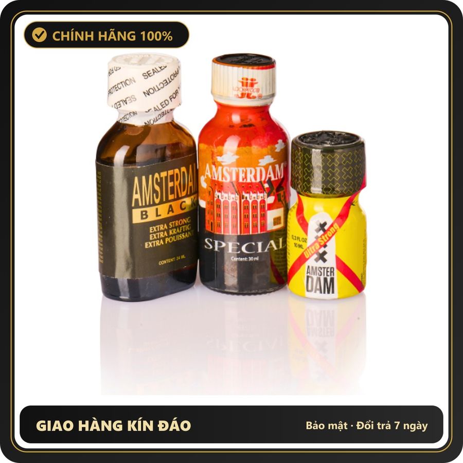 Popper Chính Hãng Tăng Cảm Xúc Cho Cuộc Yêu Amsterdam Play Party Poppers Combo - Snapshop Chính Hãng