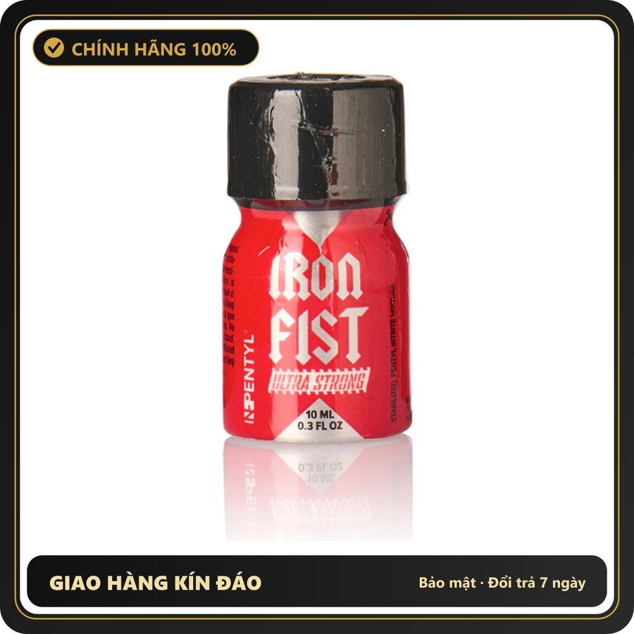Tinh Dầu Hít Thư Giãn Dành Cho Người Lớn Iron Fist Poppers Ultra Strong 10ml - Snapshop Chính Hãng