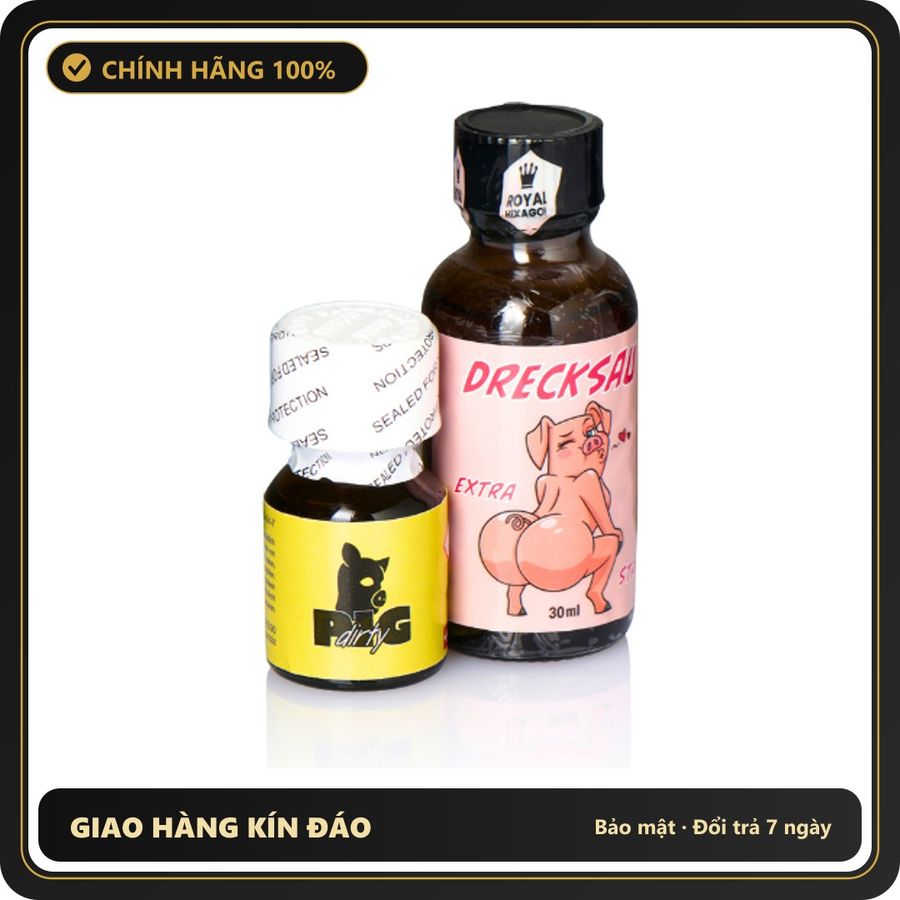 Popper Chính Hãng Tăng Cảm Xúc Cho Cuộc Yêu Pig Dream Poppers Combo - Snapshop Chính Hãng