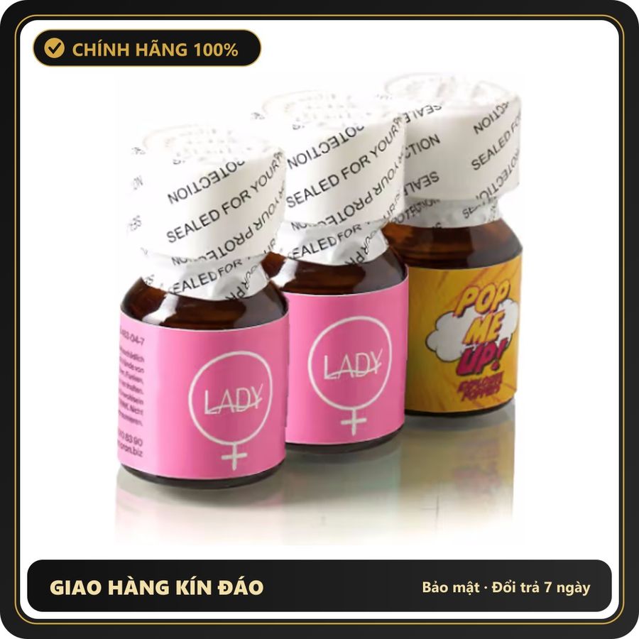Popper Chính Hãng Tăng Cảm Xúc Cho Cuộc Yêu Power Female Poppers Pack 3 x 10ml Poppers - Snapshop Chính Hãng