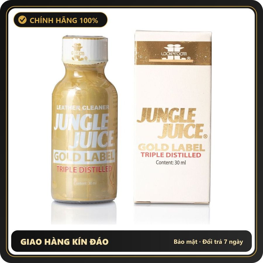 Tinh Dầu Hít Thư Giãn Dành Cho Người Lớn Jungle Juice Poppers Combo 30ml – Jungle Juice Triple Distilled Gold / JackeD! Original Formula / Amsterdam Real Gold Extra St - Snapshop Chính Hãng