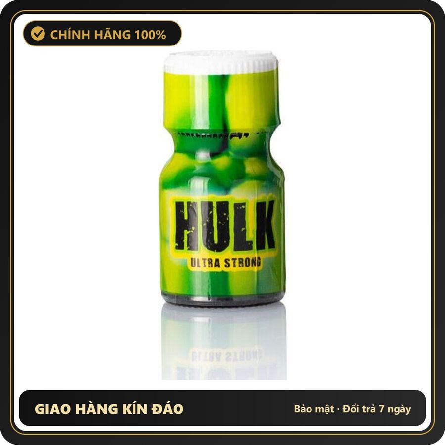 Popper Nhập Khẩu Giúp Thả Lỏng Và Dễ Chịu Super Hero Combo Hulk Ultra Strong Black Tiger Gold Poppers 3x 10ml - Snapshop Chính Hãng