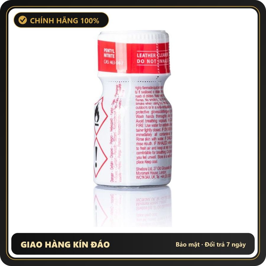 Tinh Dầu Hít Thư Giãn Dành Cho Người Lớn White Rush Poppers 9ml - Snapshop Chính Hãng