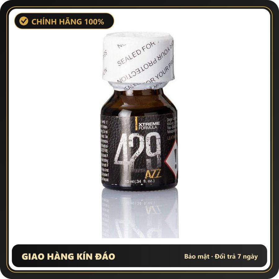 Popper Chính Hãng Tăng Cảm Xúc Cho Cuộc Yêu 429 AZZ Poppers 10ml - Snapshop Chính Hãng
