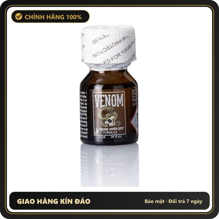 Popper Chính Hãng Tăng Cảm Xúc Cho Cuộc Yêu VENOM X-TREME VIPER SPIT Poppers 10ml - Snapshop Chính Hãng
