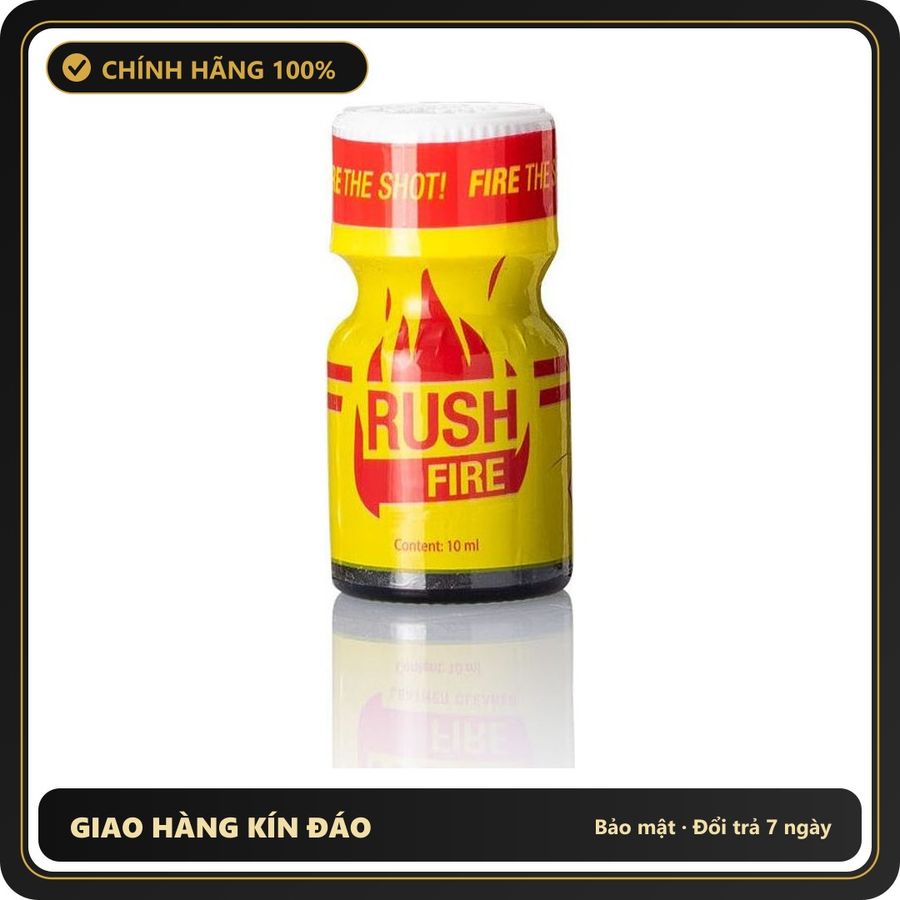 Popper Chính Hãng Tăng Cảm Xúc Cho Cuộc Yêu Rush Fire Poppers 10ml - Snapshop Chính Hãng