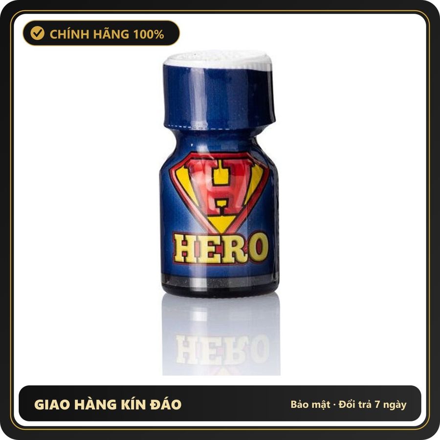 Popper Chính Hãng Tăng Cảm Xúc Cho Cuộc Yêu Hero Poppers 10ml - Snapshop Chính Hãng