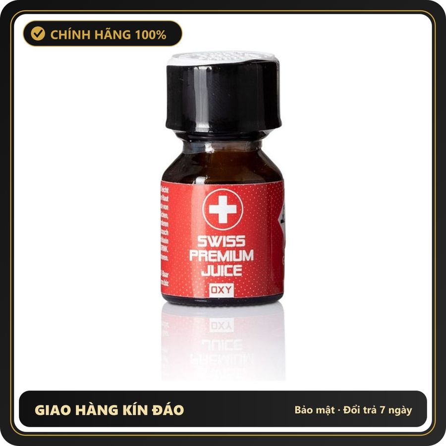 Popper Chính Hãng Tăng Cảm Xúc Cho Cuộc Yêu Swiss Premium Juice Poppers 10ml - Snapshop Chính Hãng