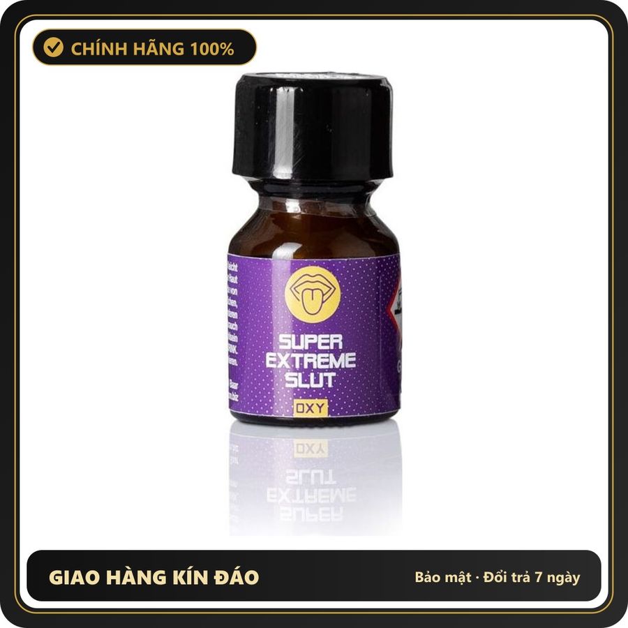 Popper Chính Hãng Tăng Cảm Xúc Cho Cuộc Yêu Super Extreme Slut Poppers 10ml - Snapshop Chính Hãng