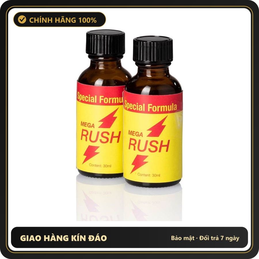 Popper Chính Hãng Tăng Cảm Xúc Cho Cuộc Yêu Popper Double Mega Rush 2x 30ml - Snapshop Chính Hãng