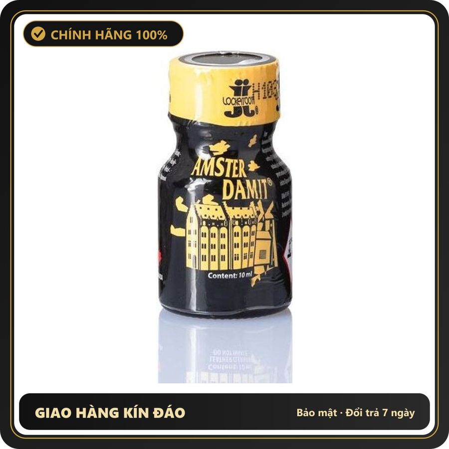 Popper Chính Hãng Tăng Cảm Xúc Cho Cuộc Yêu AMSTER DAMIT Poppers 10ml - Snapshop Chính Hãng