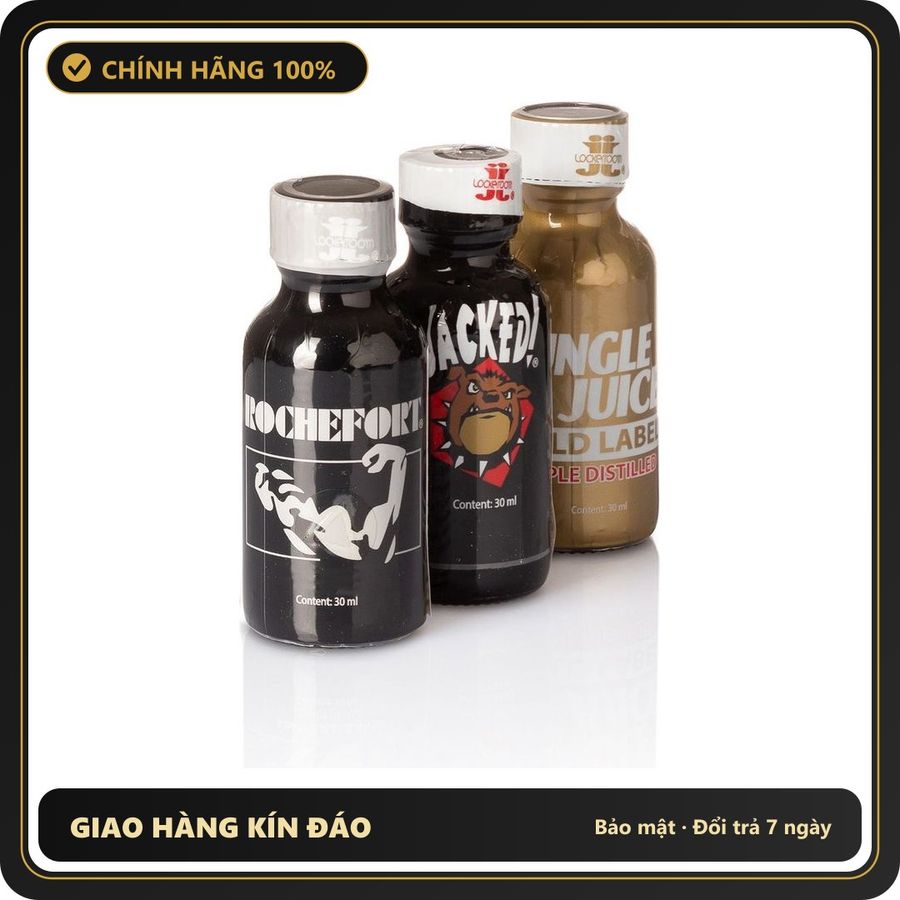 Popper Chính Hãng Tăng Cảm Xúc Cho Cuộc Yêu Popper Strong 30ml Combo 3 bottles - Snapshop Chính Hãng