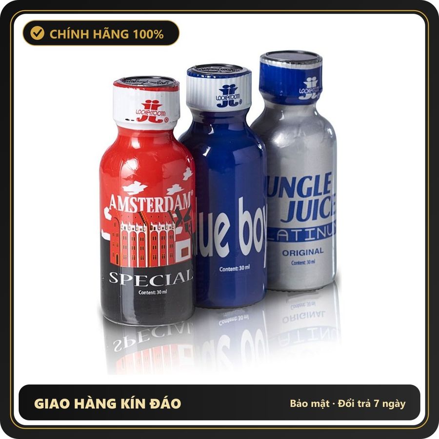 Popper Chính Hãng Tăng Cảm Xúc Cho Cuộc Yêu Popper Classic Edition 30ml Combo 3 bottles - Snapshop Chính Hãng