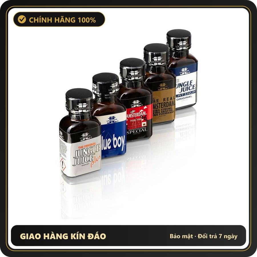 Popper Chính Hãng Tăng Cảm Xúc Cho Cuộc Yêu Poppers Retro Line Combo 5 bottles 25ml - Snapshop Chính Hãng