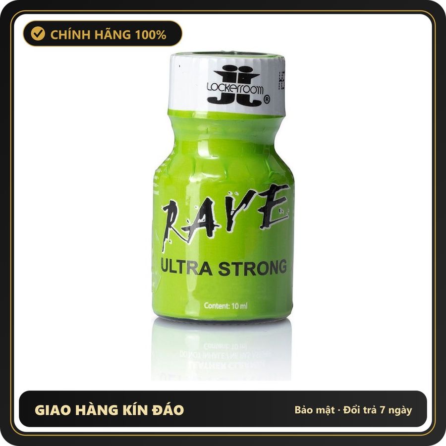 Popper Chính Hãng Tăng Cảm Xúc Cho Cuộc Yêu Popper Rave Ultra Strong 10ml - Snapshop Chính Hãng
