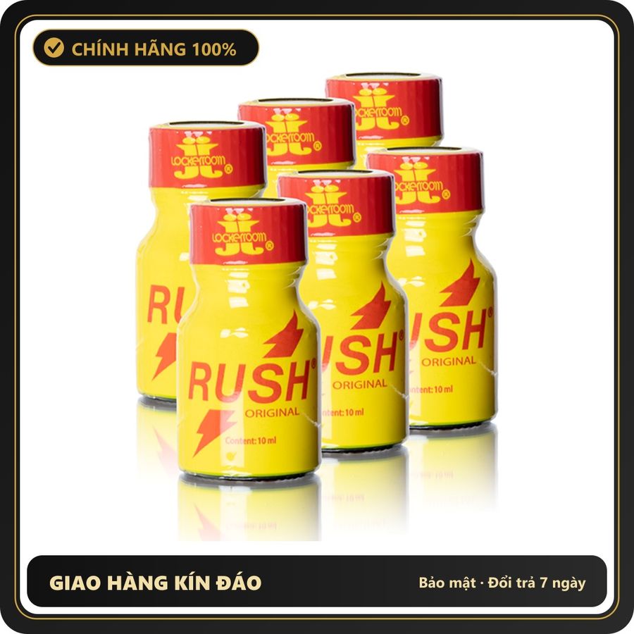 Popper Chính Hãng Tăng Cảm Xúc Cho Cuộc Yêu Popper Rush 10ml Combo 5x1 free - Snapshop Chính Hãng