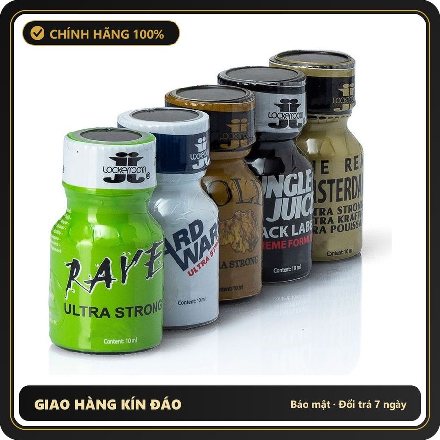 Popper Chính Hãng Tăng Cảm Xúc Cho Cuộc Yêu Popper Ultra Strong 10ml Combo 5x - Snapshop Chính Hãng