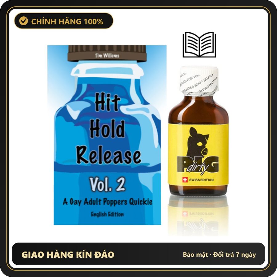Popper Chính Hãng Tăng Cảm Xúc Cho Cuộc Yêu Dirty PIG Poppers 24ml incl. Paperback Hit Hold Release Vol. 2 – English edition - Snapshop Chính Hãng
