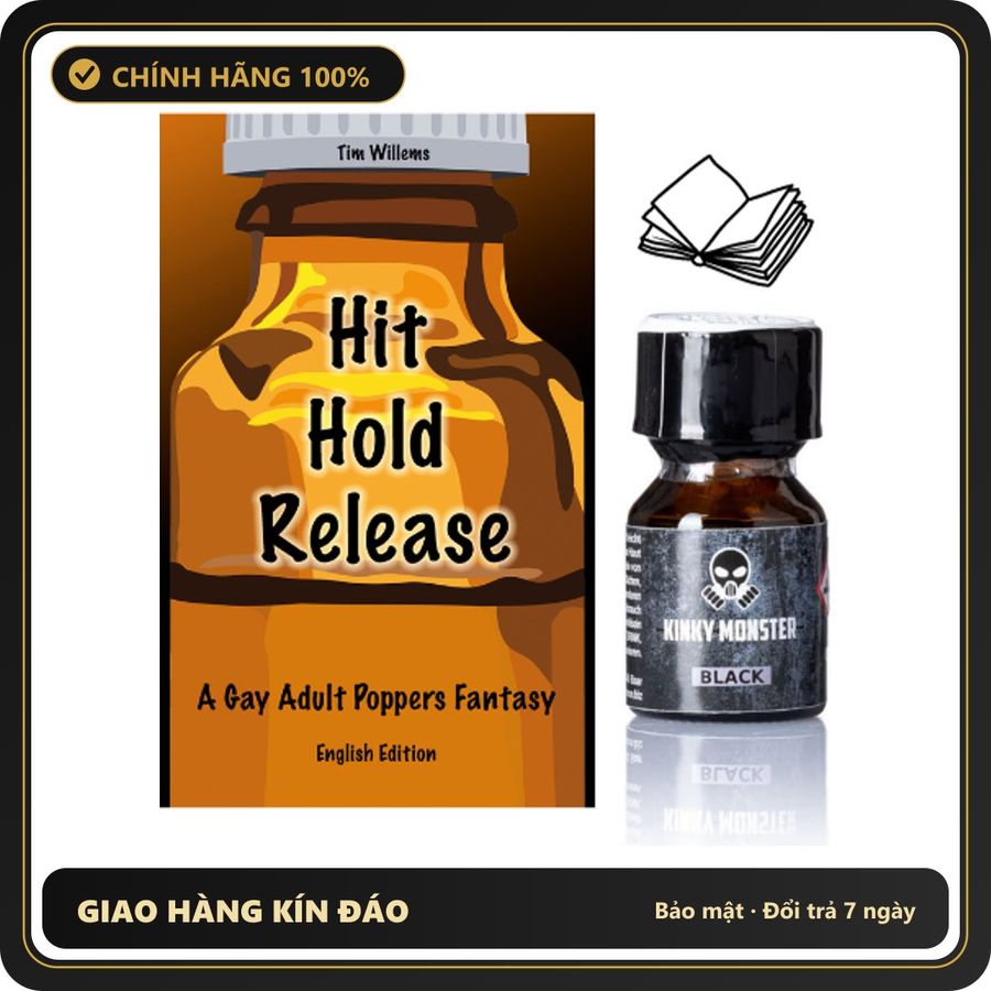 Popper Chính Hãng Tăng Cảm Xúc Cho Cuộc Yêu Kinky Monster Black 10ml Poppers incl. Pocket Book Hit Hold Release Vol. 1 - English Edition - Snapshop Chính Hãng