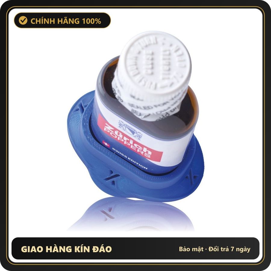 Tinh Dầu Hít Thư Giãn Dành Cho Người Lớn Popper XTRM Holder Flat Blue - for 24ml bottles - Snapshop Chính Hãng
