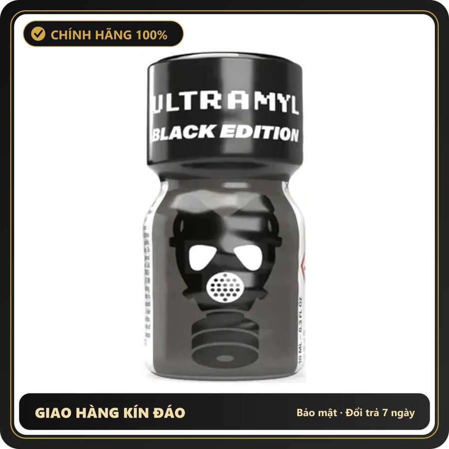 Popper Chính Hãng Tăng Cảm Xúc Cho Cuộc Yêu Popper Ultramyl Black 10ml - Snapshop Chính Hãng