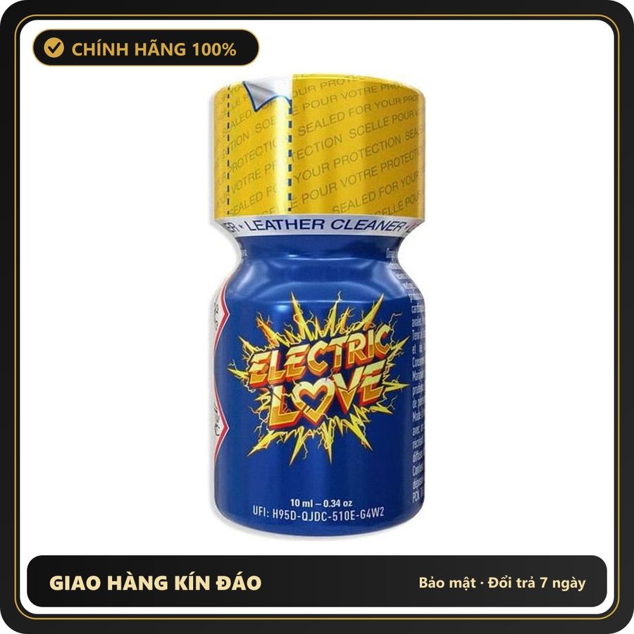Popper Chính Hãng Tăng Cảm Xúc Cho Cuộc Yêu Popper Electric Love 10ml - Snapshop Chính Hãng