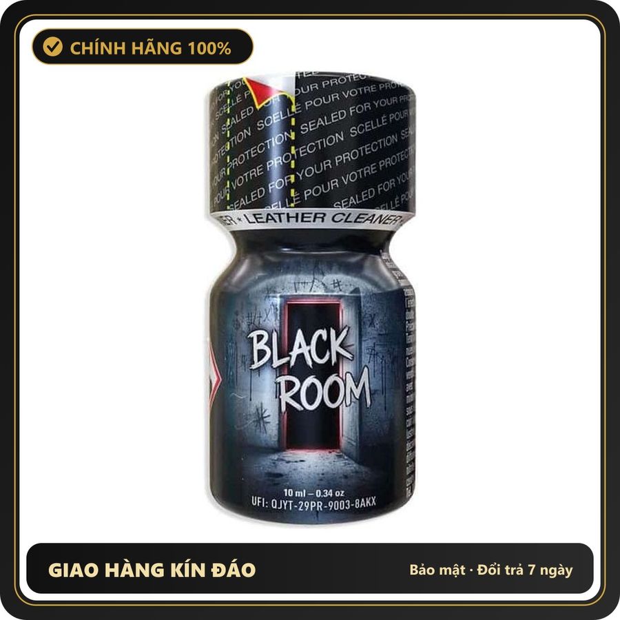 Popper Chính Hãng Tăng Cảm Xúc Cho Cuộc Yêu Popper Black Room 10ml - Snapshop Chính Hãng