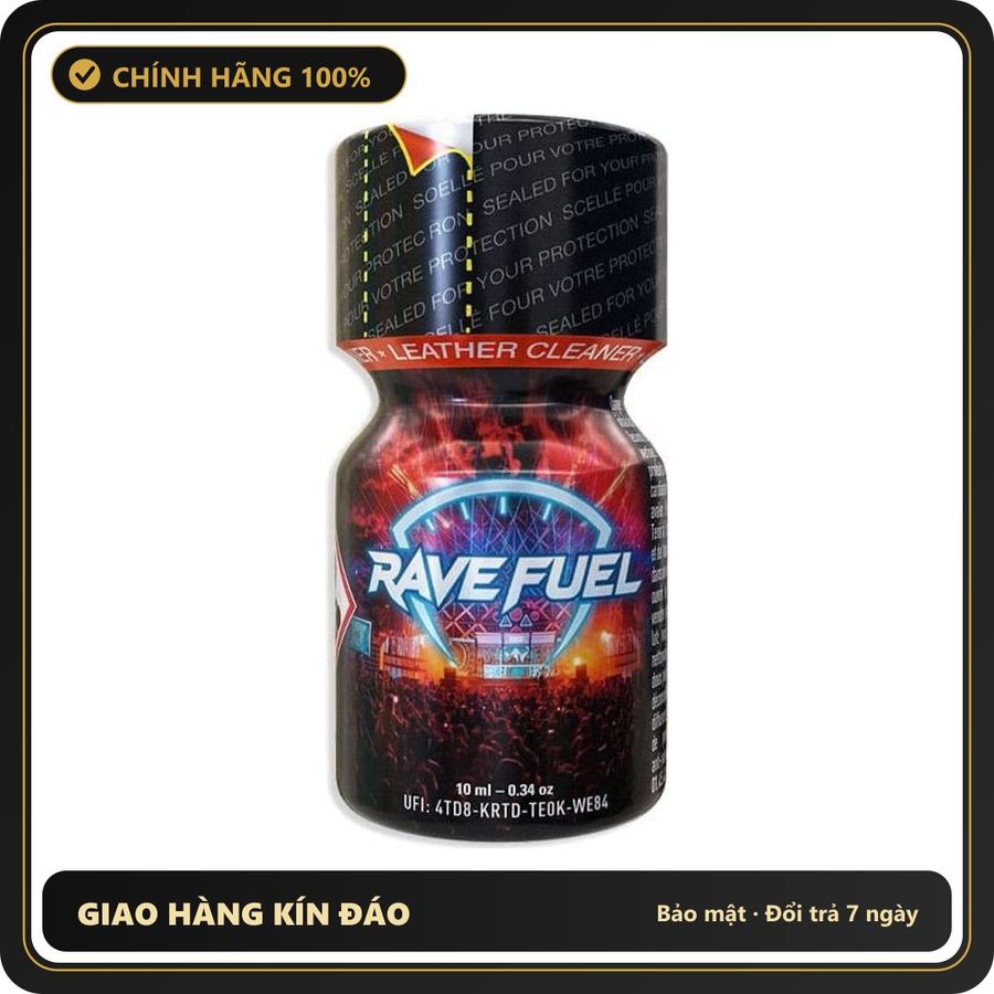 Popper Chính Hãng Tăng Cảm Xúc Cho Cuộc Yêu Popper Rave Fuel 10ml - Snapshop Chính Hãng
