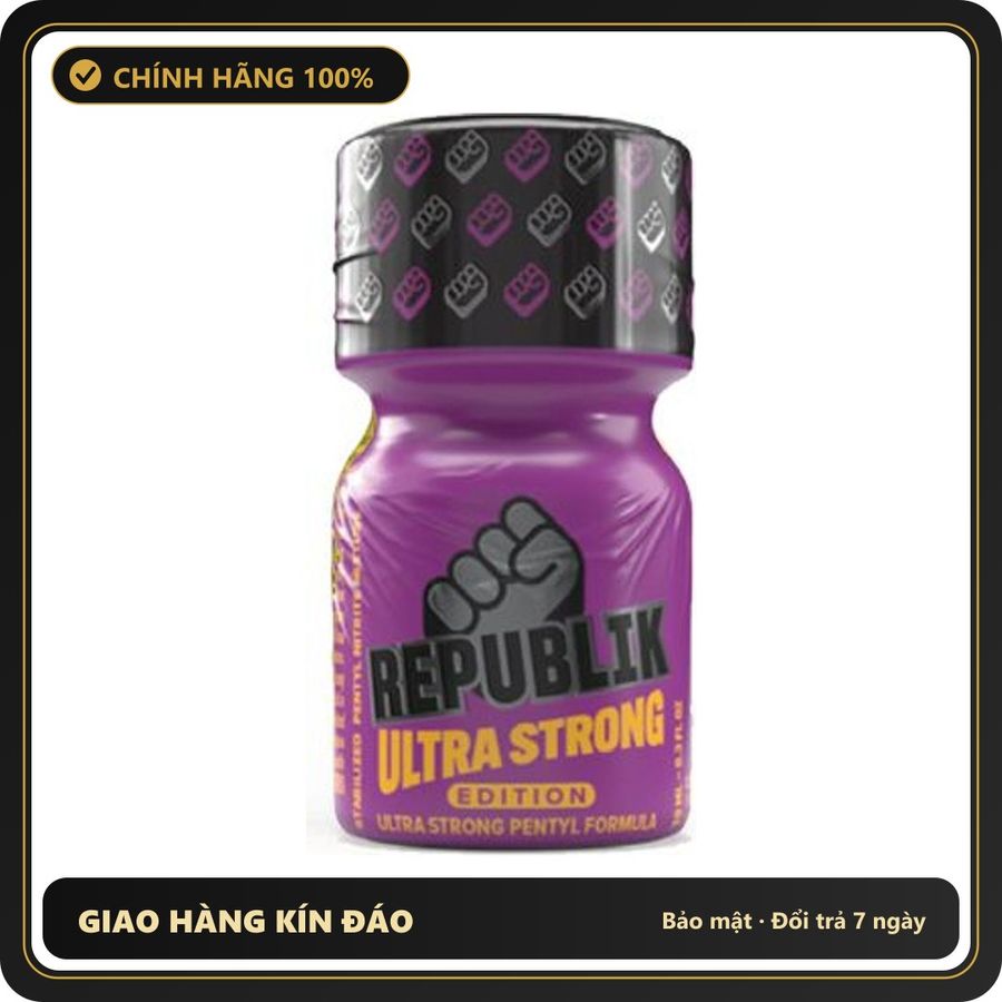 Popper Chính Hãng Tăng Cảm Xúc Cho Cuộc Yêu Popper Republik Ultra Strong 10ml - Snapshop Chính Hãng