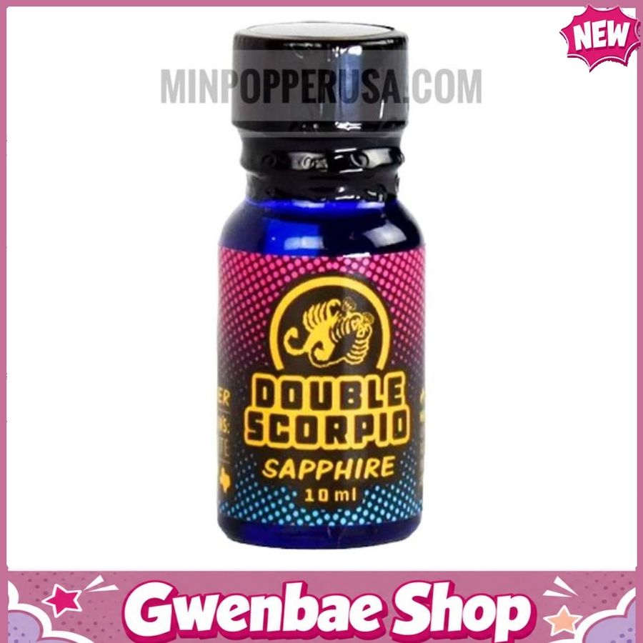 Chai Hít Tăng Khoái Cảm Kích Thích Bao Phê Popper Double Scorpio Sapphire 10ml chính hãng (USA) - Gwenshop Chính Hãng