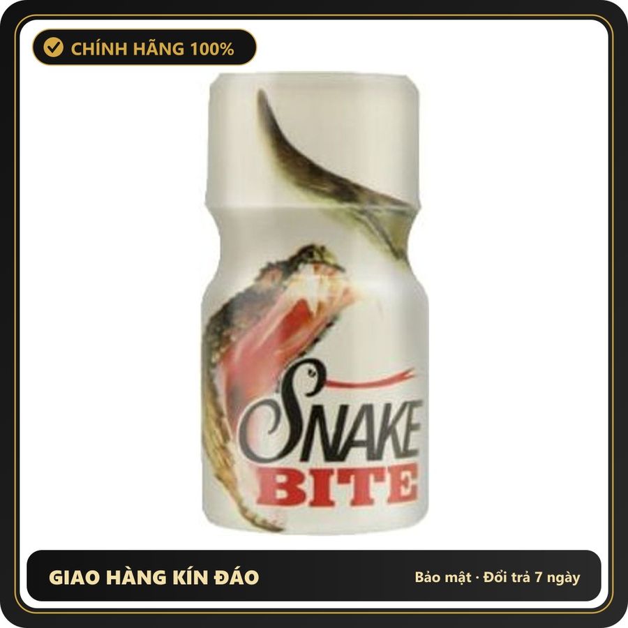 Popper Chính Hãng Tăng Cảm Xúc Cho Cuộc Yêu Popper Snake Bite 10ml - Snapshop Chính Hãng